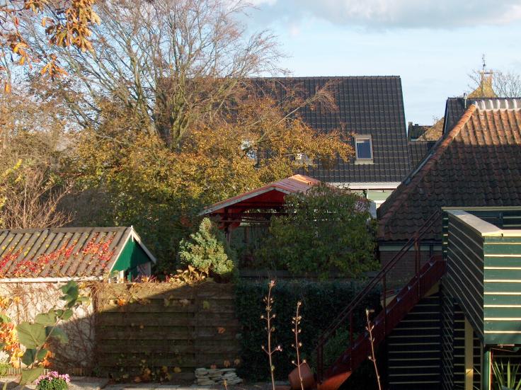 26-10-2004, Foto van de overkapping t.b.v. aanvraag tijdelijke bouwvergunning