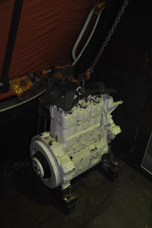 23-09-2015, Diesel met 2e takel opzij gezet